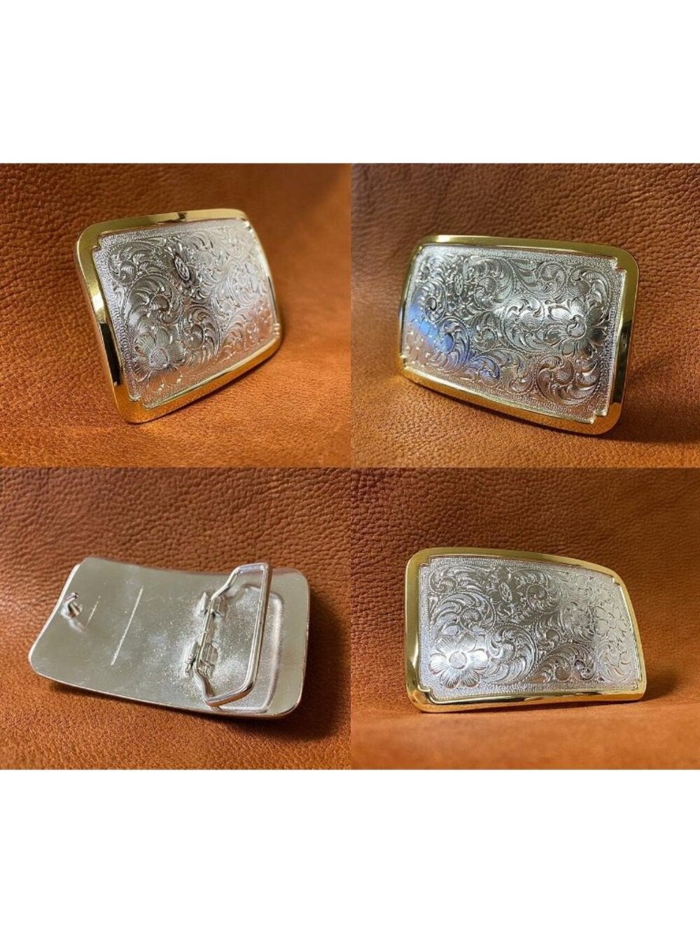 Unisex Bright Silver Gold Dog Bird Star Replacement Belt Buckle Multi-Style - Picture 4 of 6